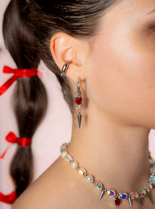 🎀 Boucles d'oreilles Spiky Love