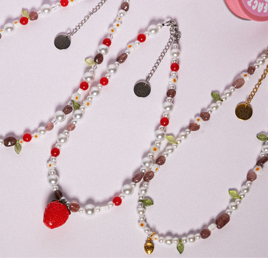 Kits 3 colliers - Fraise 🍓