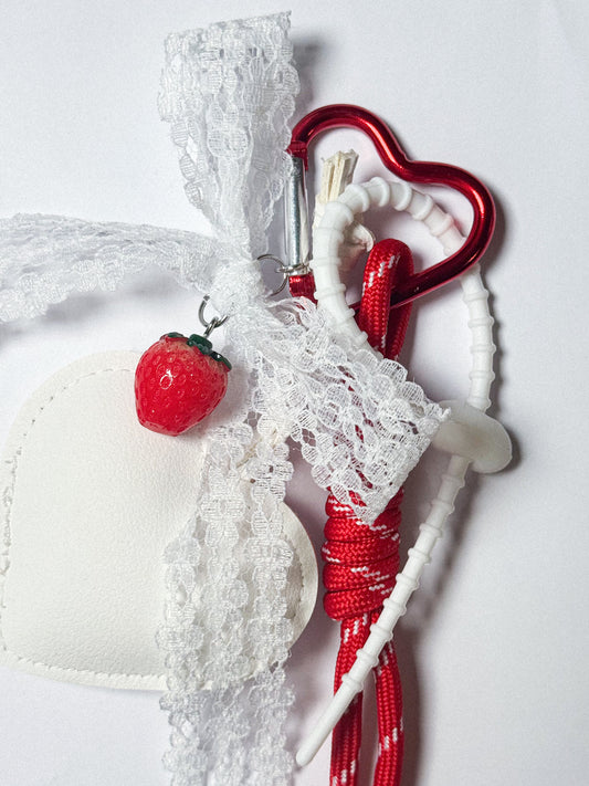 ♡ Bijou de sac fraise