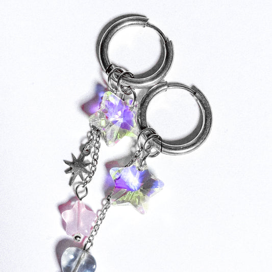 🎀 Boucles d'oreilles Lunatique