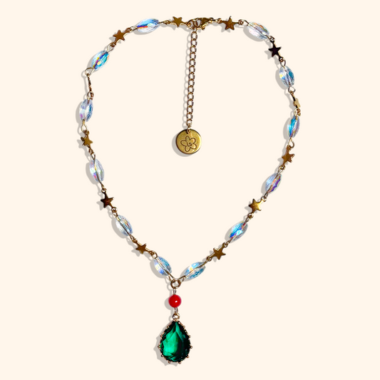 ♡ Collier émeraude