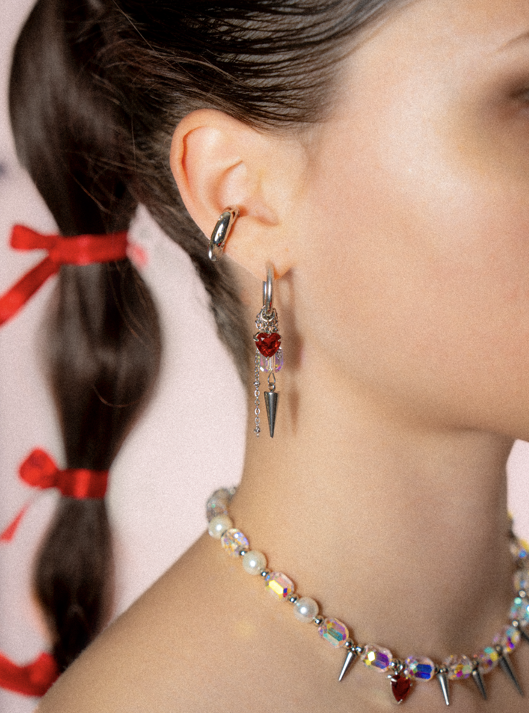 🎀 Collier spiky love