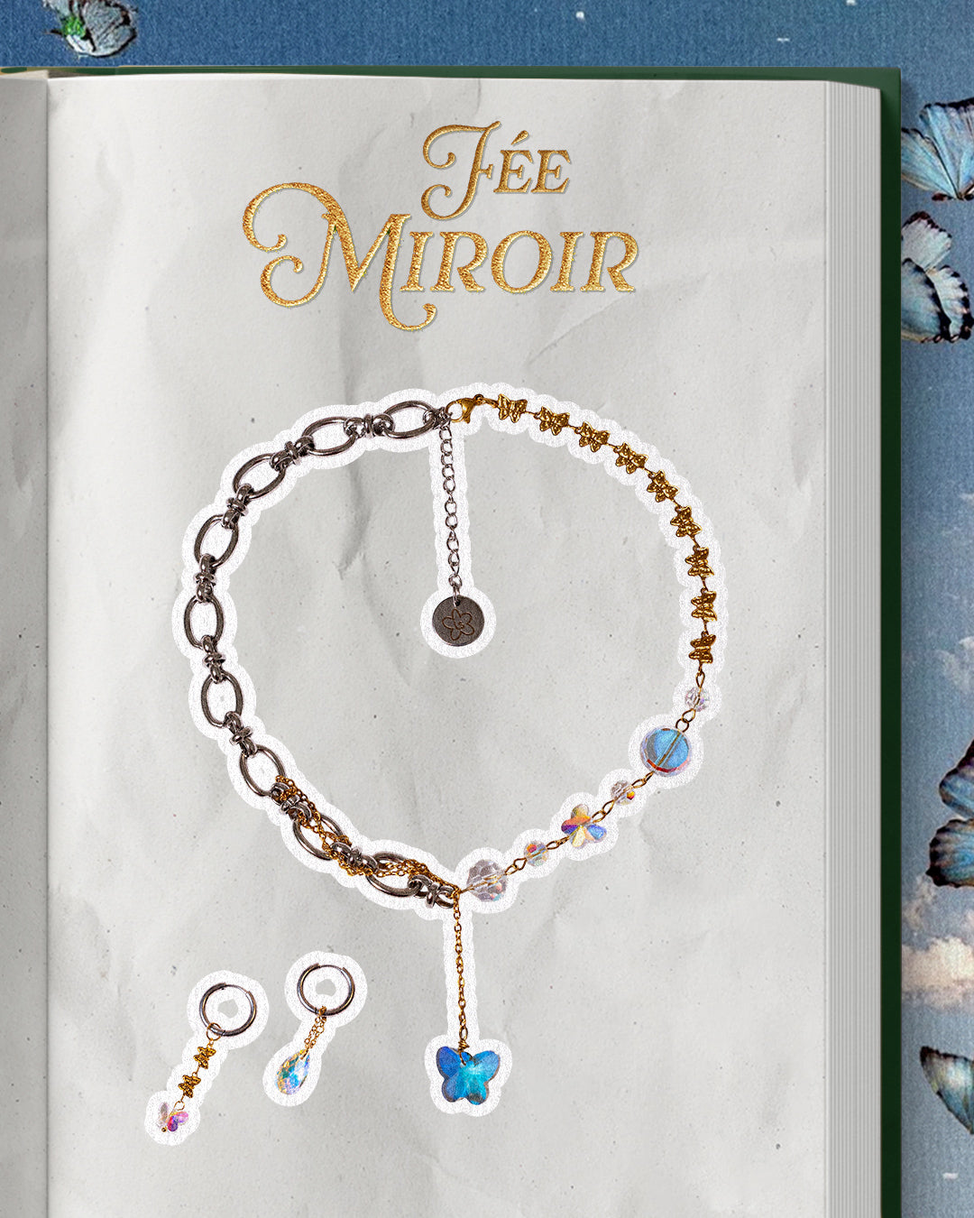 🧚🏻‍♀️ boucles d'oreilles Fée Miroir