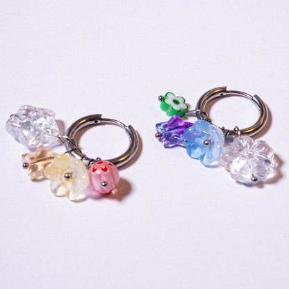 🧚🏻‍♀️ boucles d'oreilles Fée Arc-en-ciel