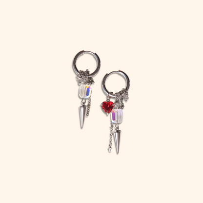 🎀 Boucles d'oreilles Spiky Love