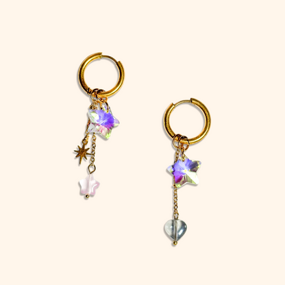 🎀 Boucles d'oreilles Lunatique