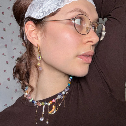 🎀 Boucles d'oreilles Lunatique