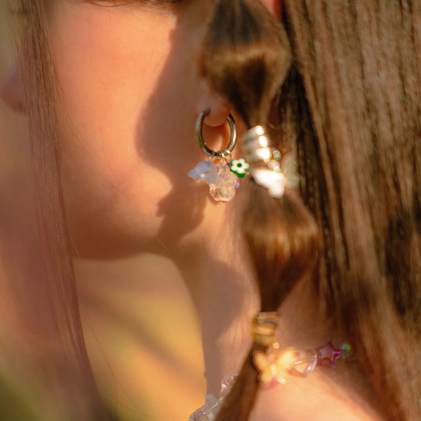 🧚🏻‍♀️ boucles d'oreilles Fée Arc-en-ciel