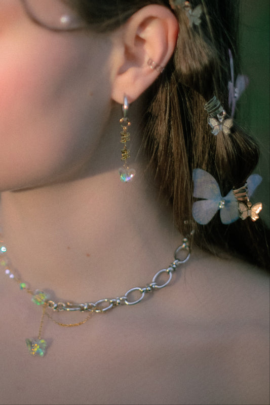 🧚🏻‍♀️ boucles d'oreilles Fée Miroir