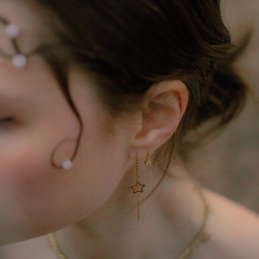 🧚🏻‍♀️ boucles d'oreilles Fée des Constellations