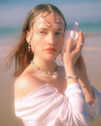 🧚🏻‍♀️ boucles d'oreilles Fée de la Mer