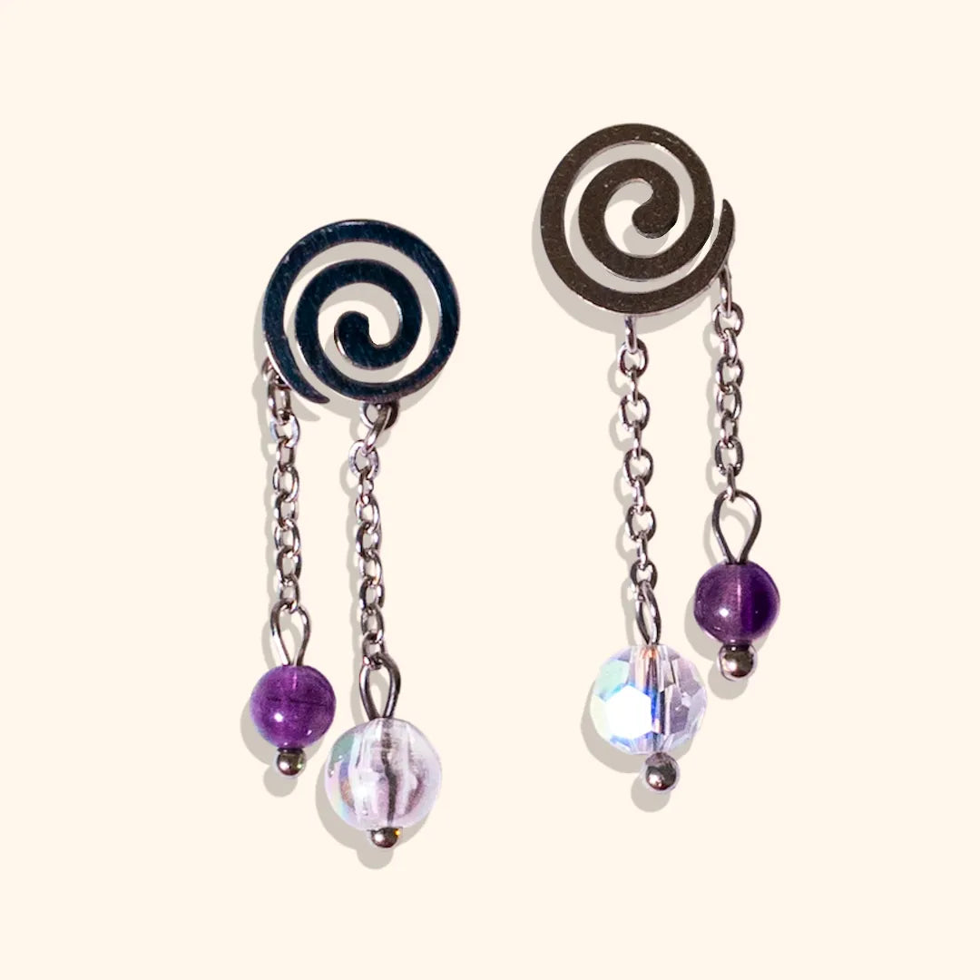 🧚🏻‍♀️ boucles d'oreilles Fée des Brumes