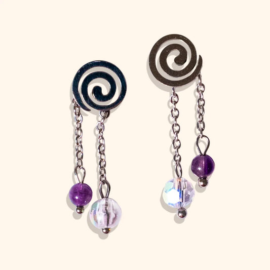 🧚🏻‍♀️ boucles d'oreilles Fée des Brumes