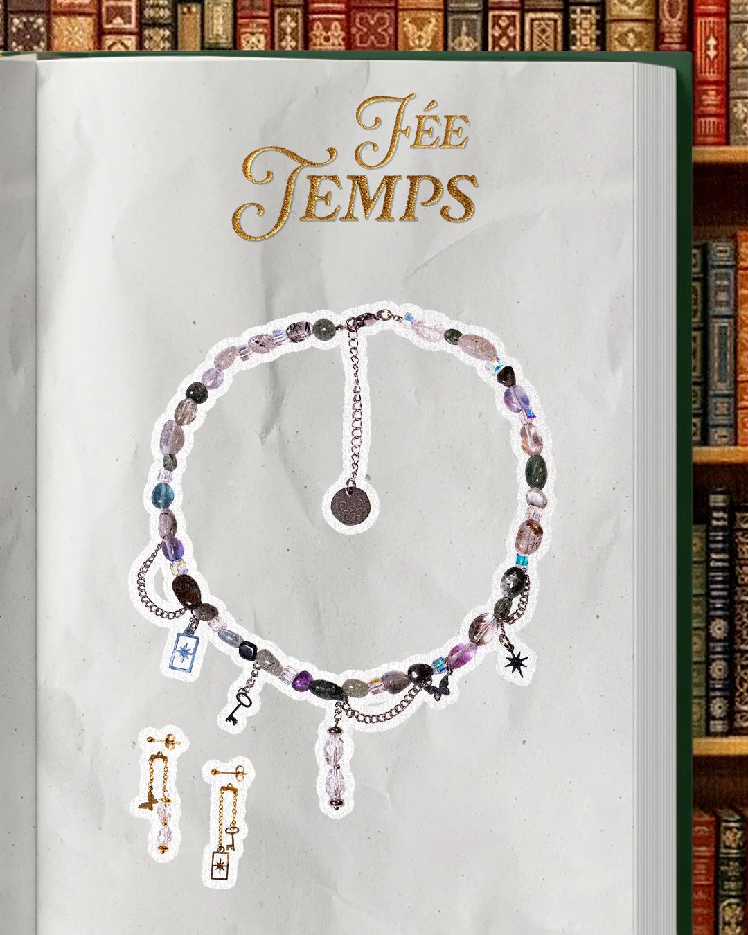 🧚🏻‍♀️ boucles d'oreilles Fée du temps
