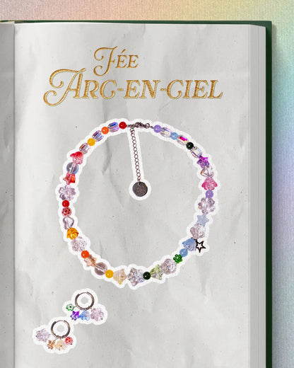 🧚🏻‍♀️ collier Fée Arc-en-ciel