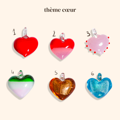 ☀️ Pendentif à enfiler Coeur