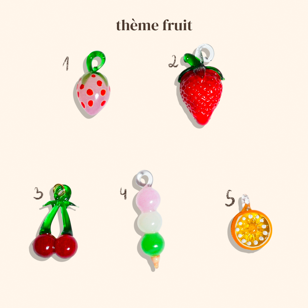 ☀️ Pendentif à enfiler Fruit