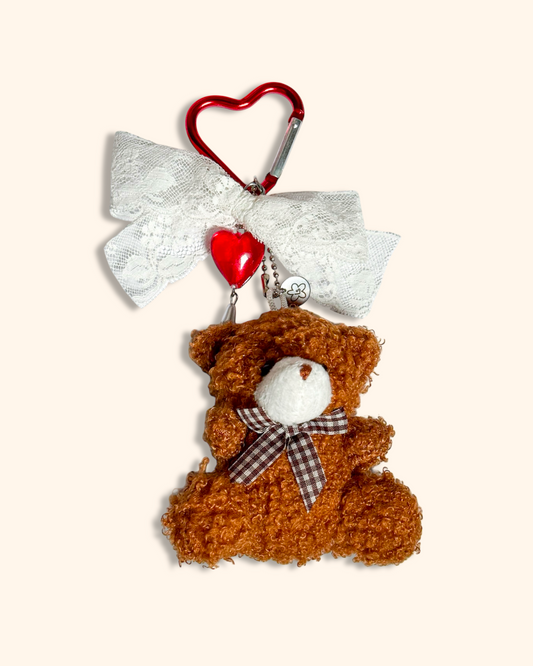 ♡ Bijou de sac ourson marron