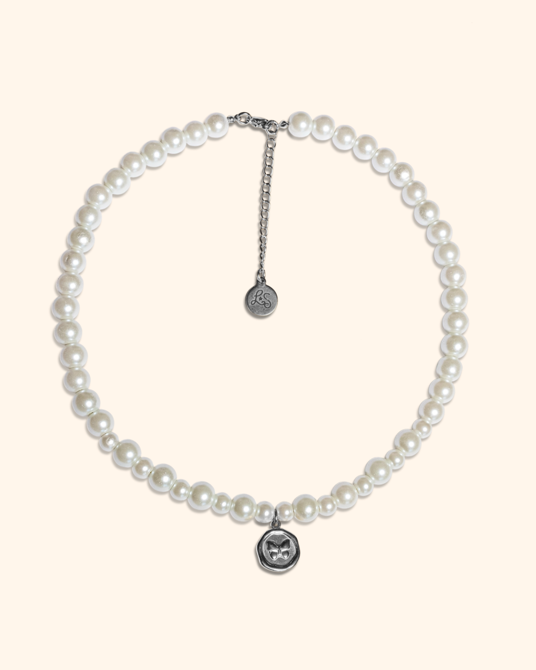 ♡ collier perles nacrées