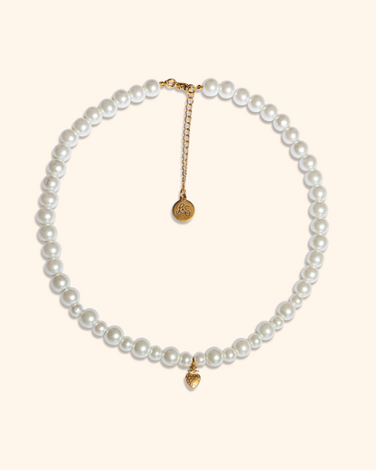 ♡ collier perles nacrées