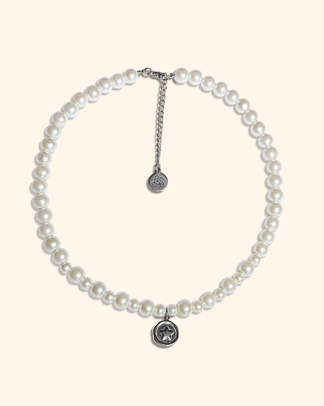 ♡ collier perles nacrées