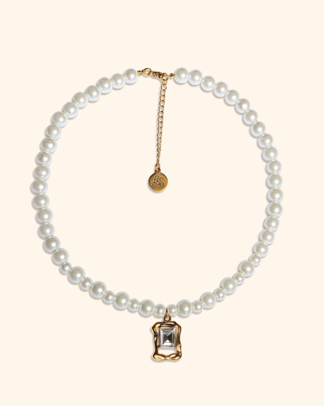 ♡ collier perles nacrées