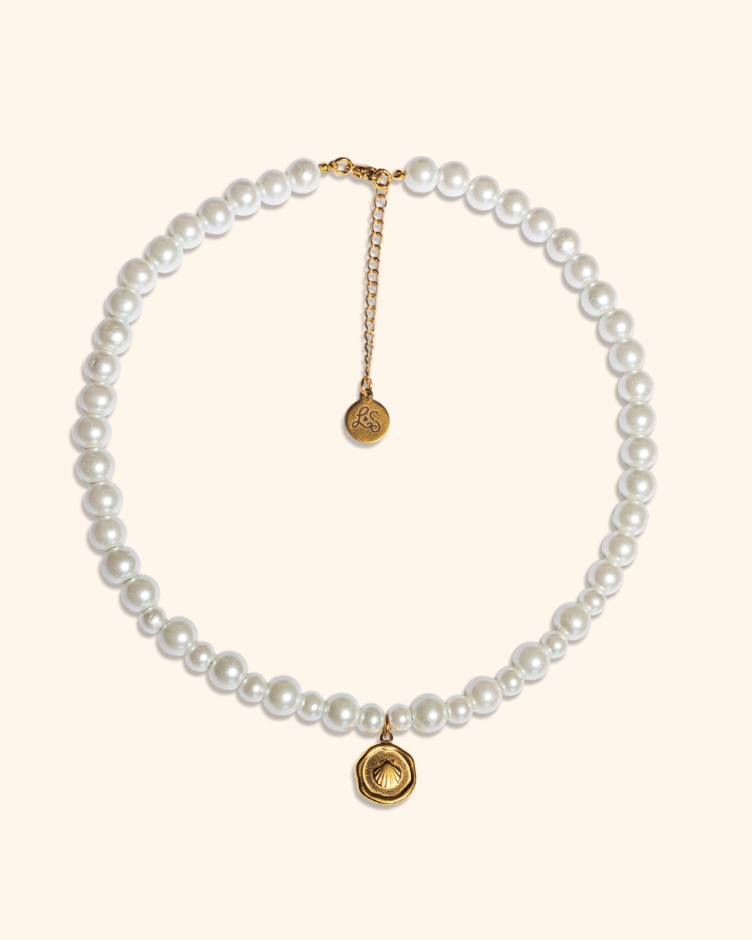♡ collier perles nacrées