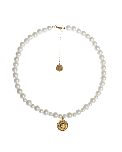 ♡ collier perles nacrées