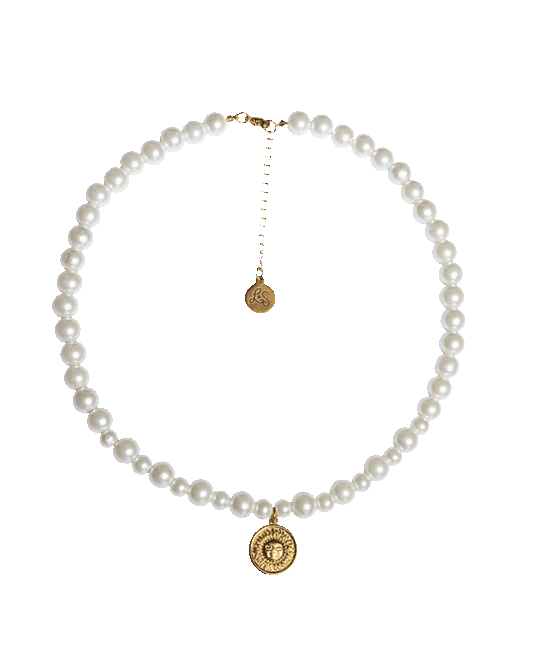 ♡ collier perles nacrées
