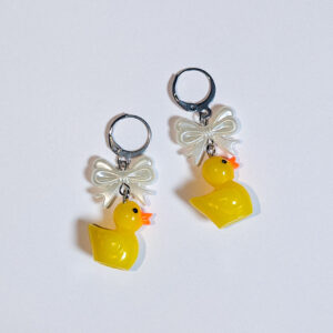 Boucles d’oreilles canard