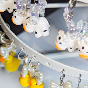 Boucles d’oreilles canard